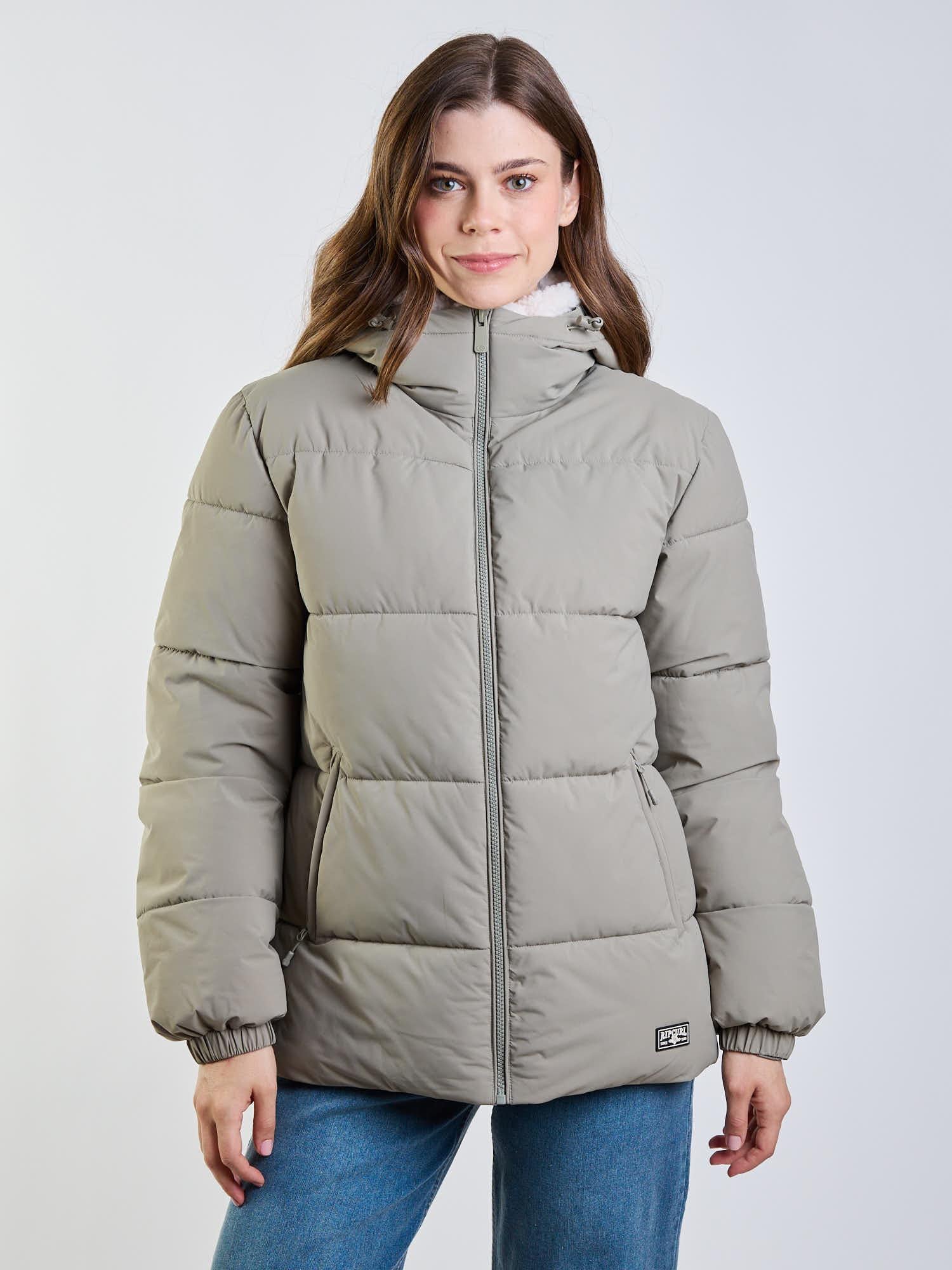 PARKA CORAL ROSE VERDE MUJER RIP CURL - 1