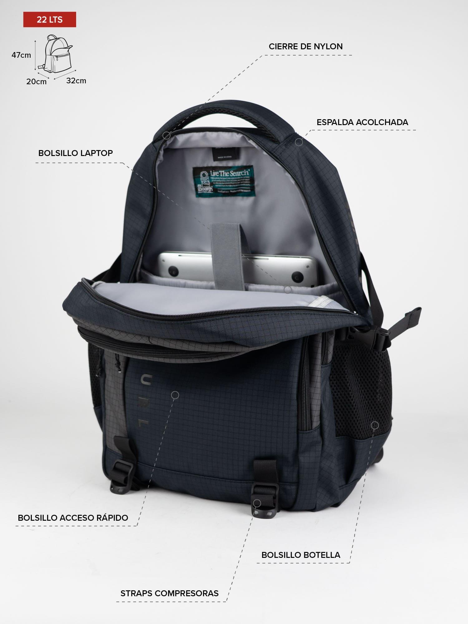 MOCHILA WIND NEGRO HOMBRE RIP CURL - 6