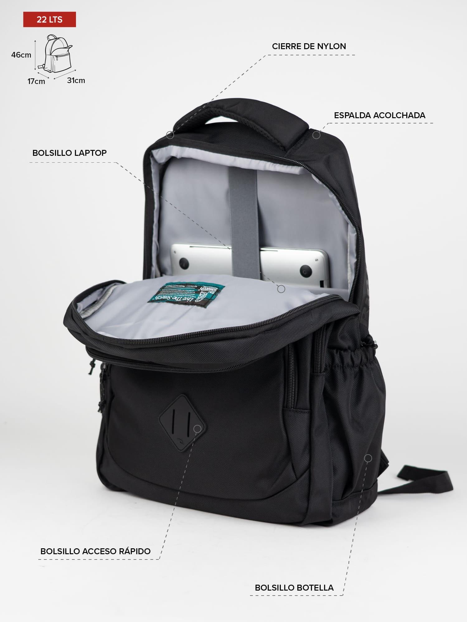MOCHILA TROPIC NEGRO HOMBRE RIP CURL - 6