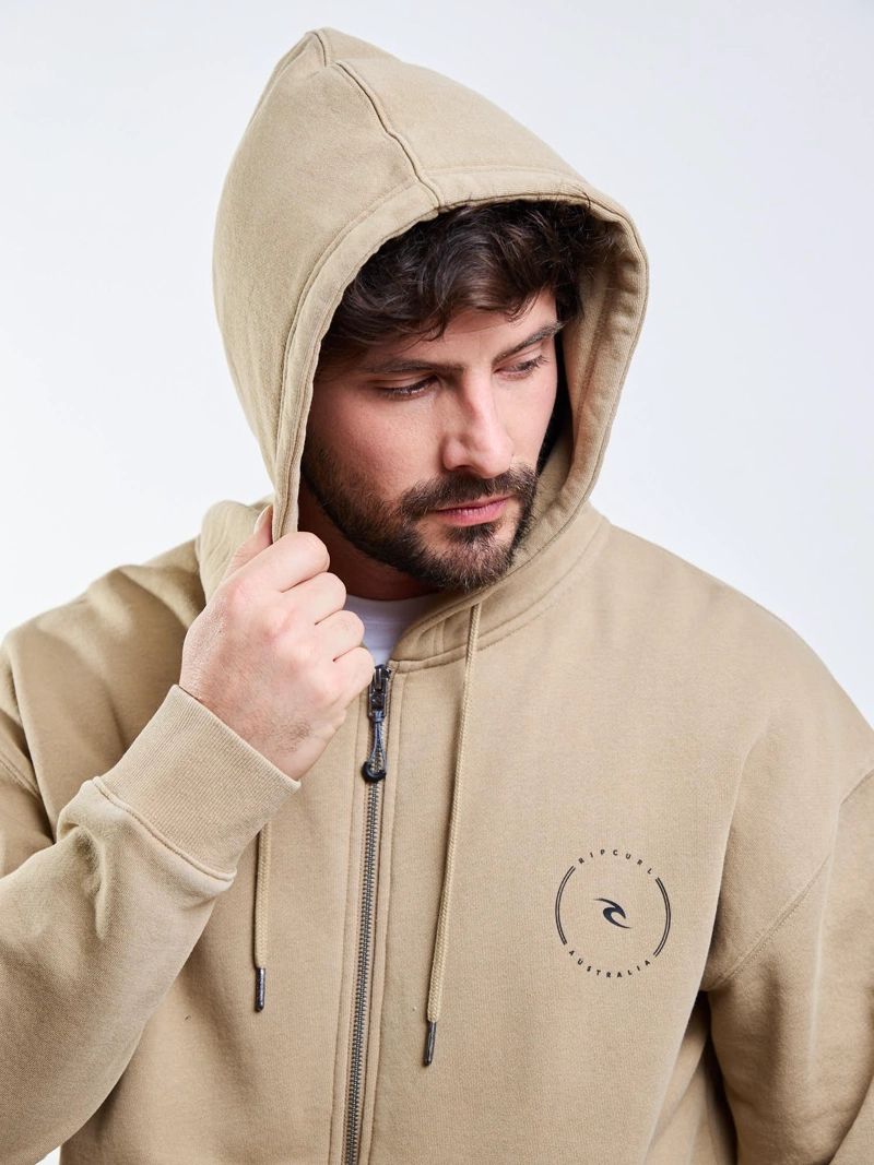POLERON FZ OMEGA CAFE  HOMBRE RIP CURL - 5