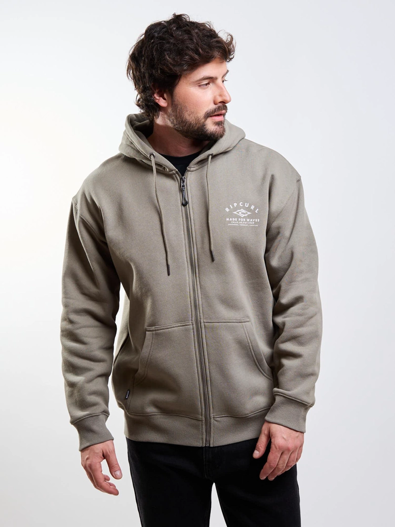POLERON FZ TORQUE VERDE HOMBRE RIP CURL - 2