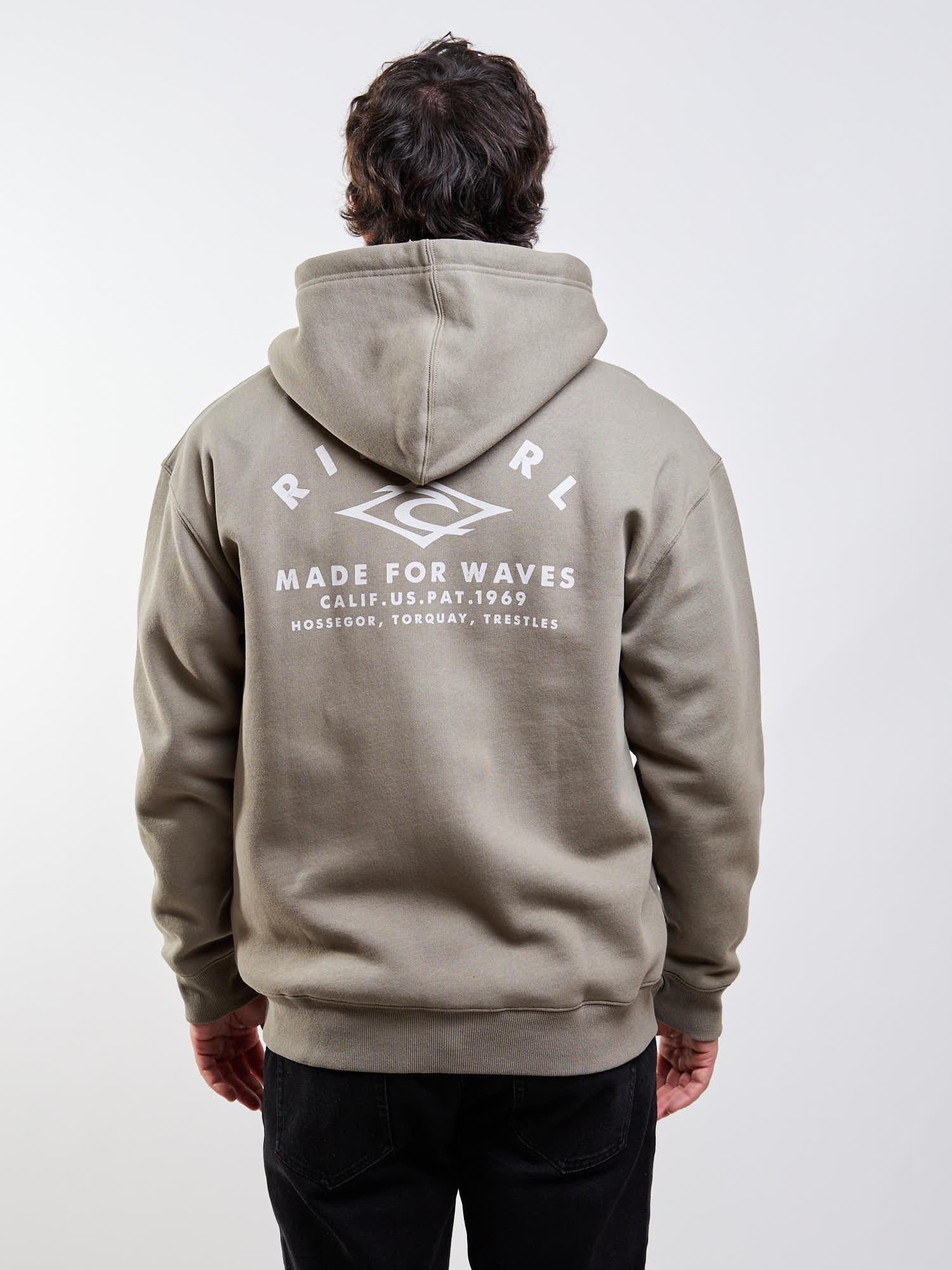 POLERON FZ TORQUE VERDE HOMBRE RIP CURL - 3
