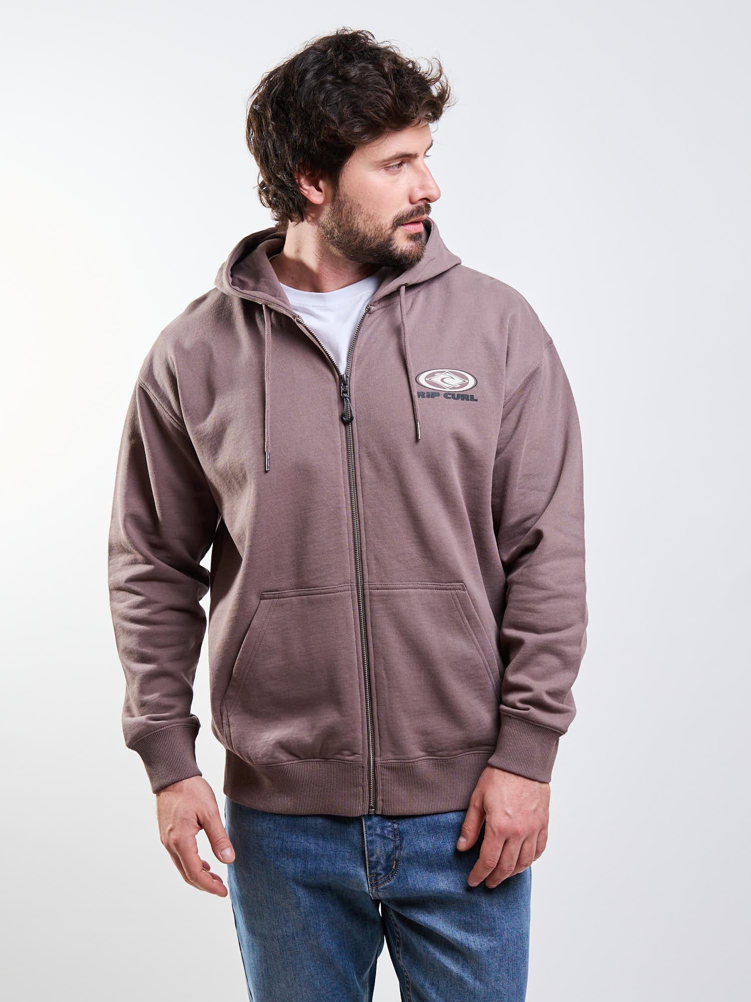 POLERON FZ TEMPEST CAFE  HOMBRE RIP CURL - 1
