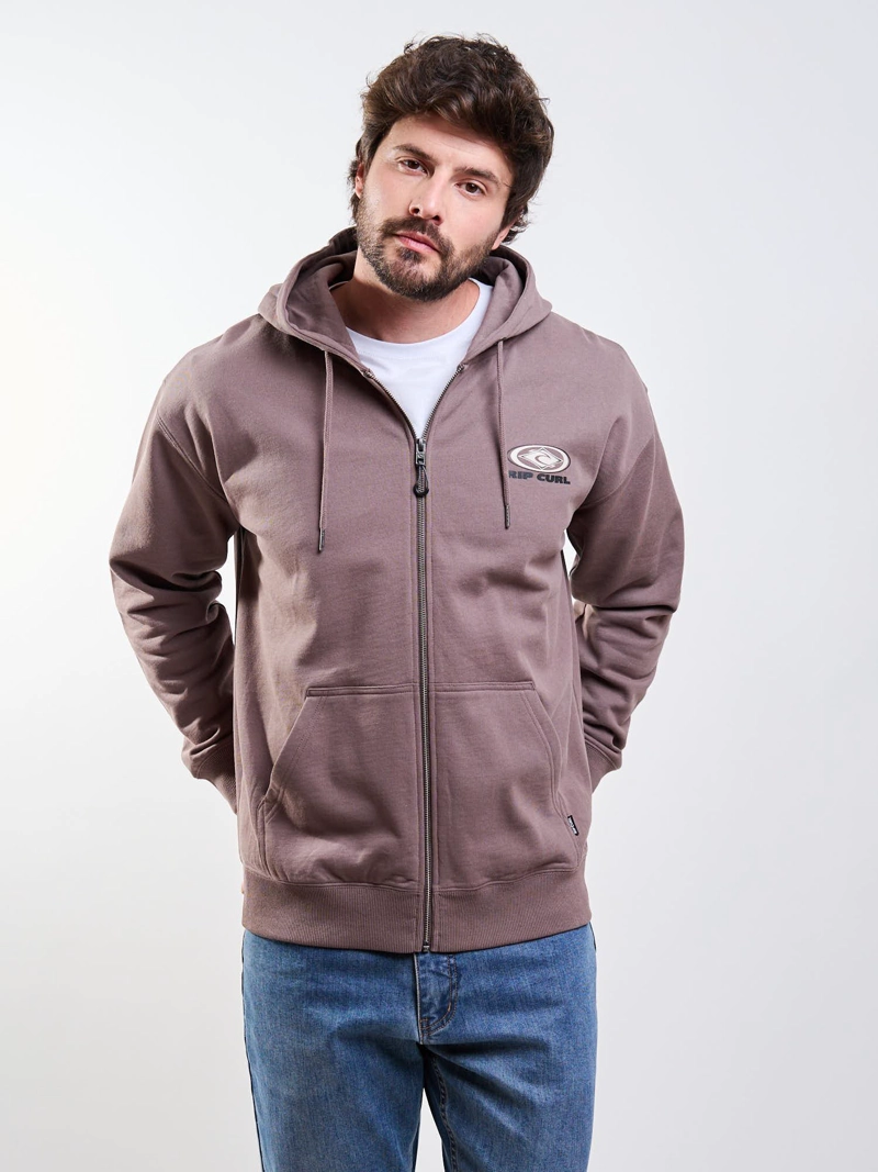 POLERON FZ TEMPEST CAFE  HOMBRE RIP CURL - 6