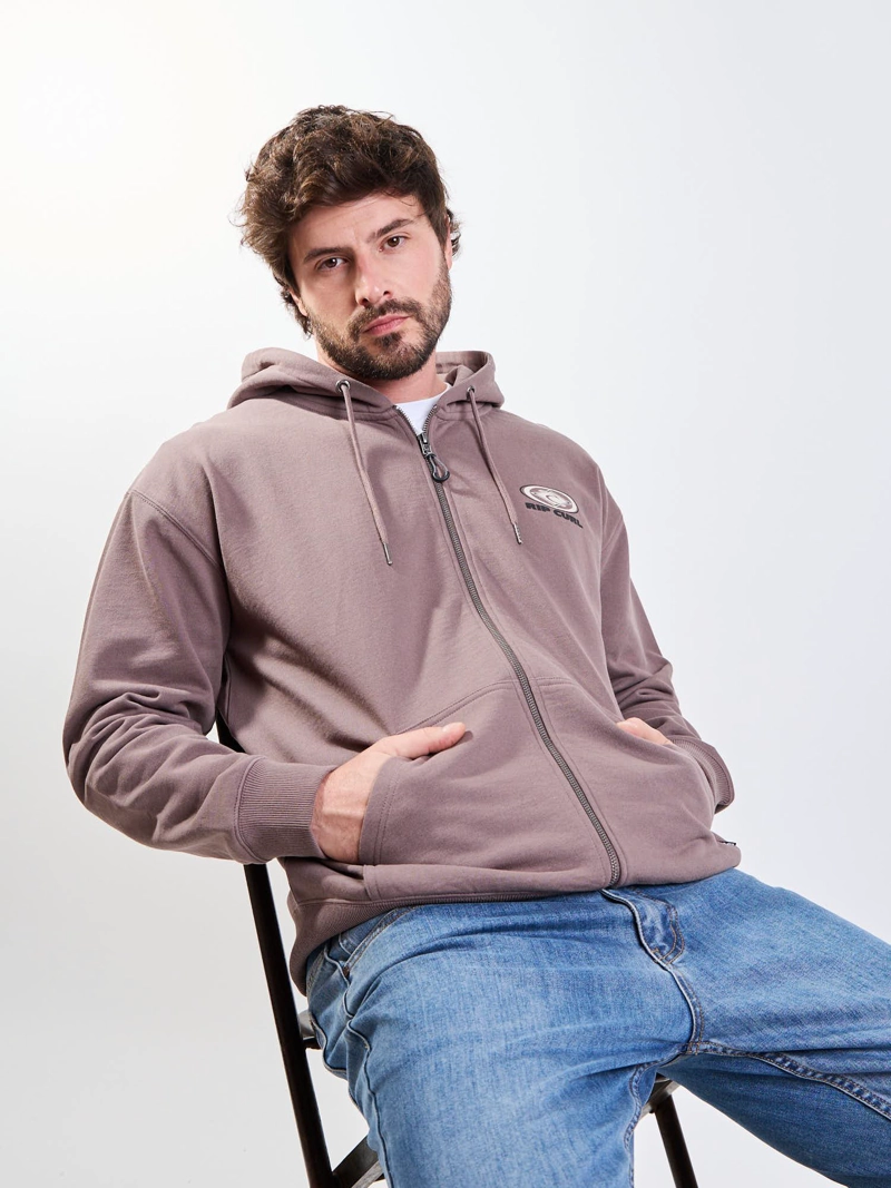 POLERON FZ TEMPEST CAFE  HOMBRE RIP CURL - 7