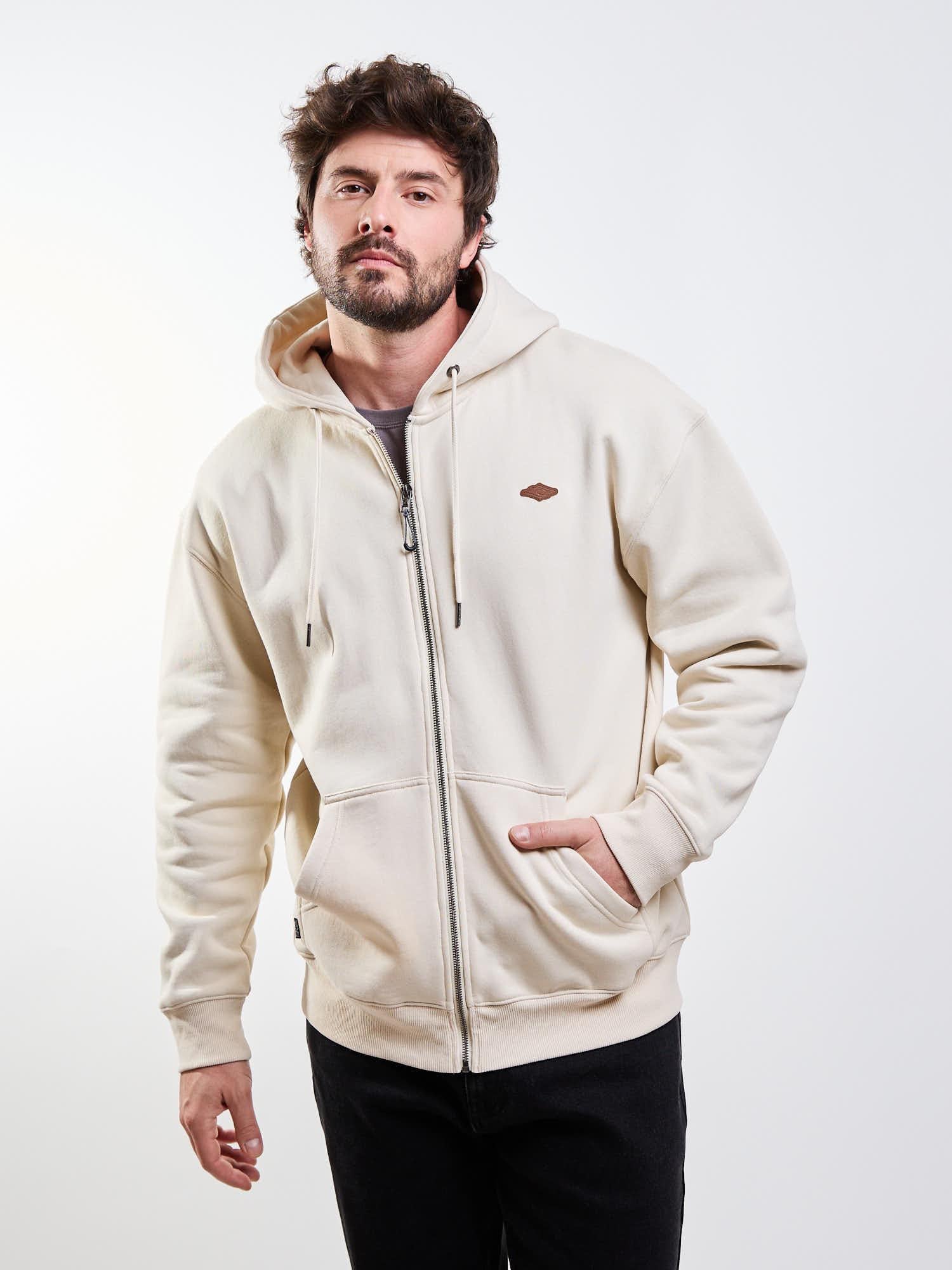 POLERON FZ ZAFIRO BEIGE HOMBRE RIP CURL - 1