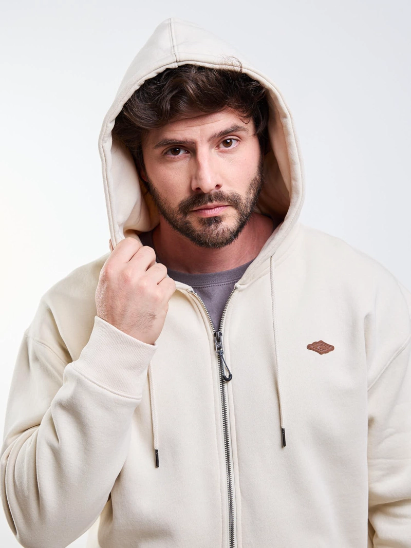 POLERON FZ ZAFIRO BEIGE HOMBRE RIP CURL - 4