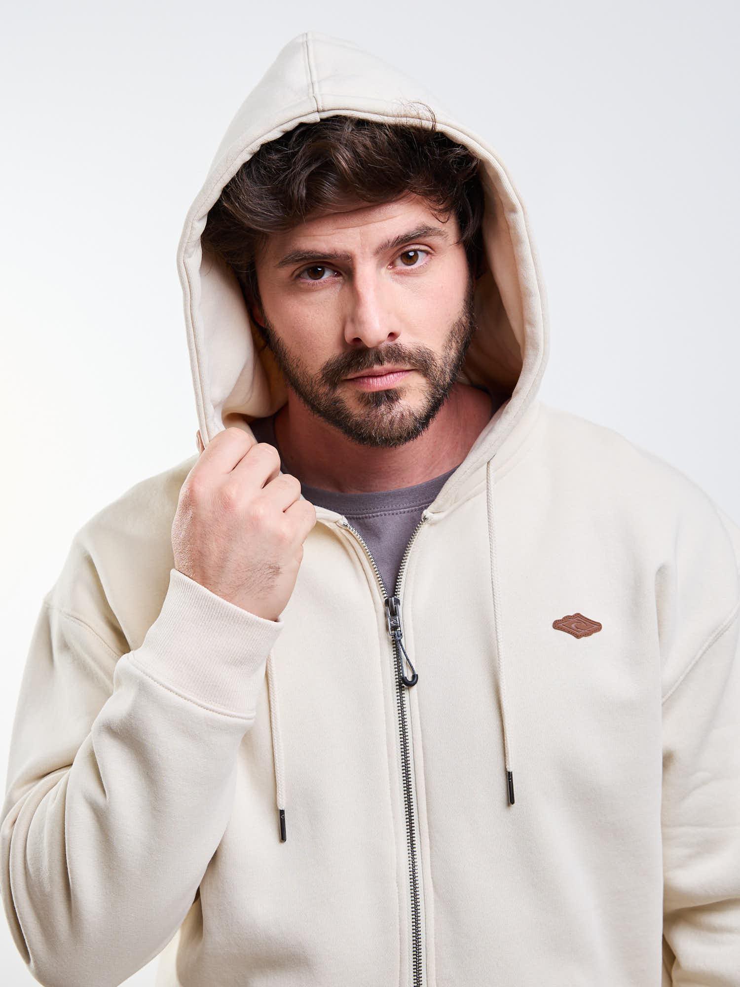 POLERON FZ ZAFIRO BEIGE HOMBRE RIP CURL - 4