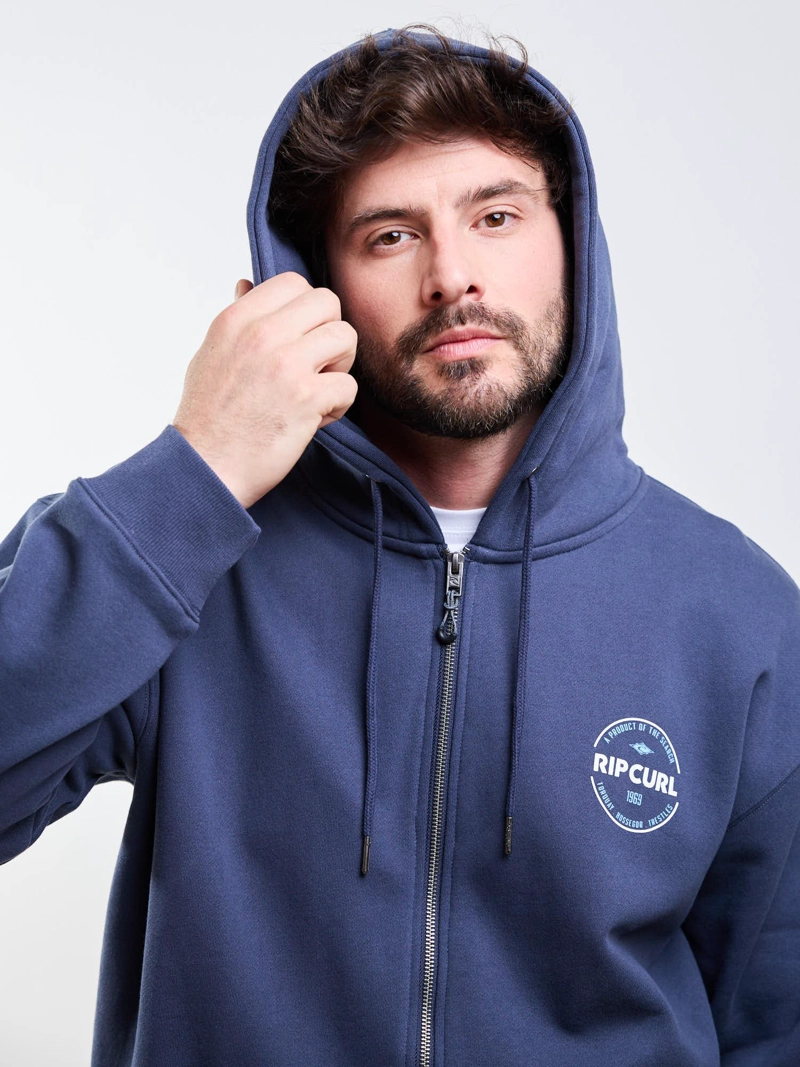 POLERON FZ ALPHA AZUL HOMBRE RIP CURL - 5