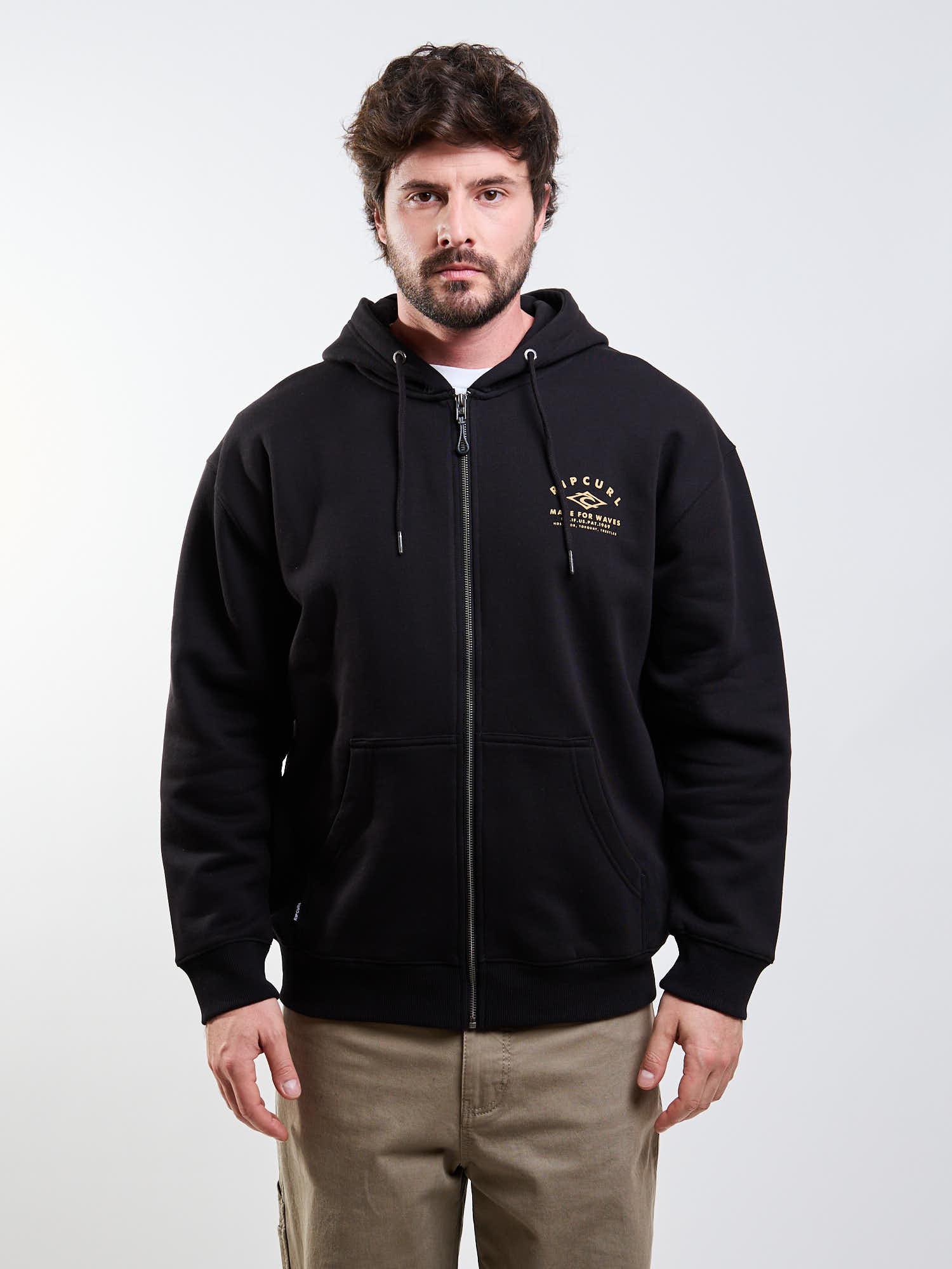 POLERON FZ TORQUE NEGRO HOMBRE RIP CURL - 1