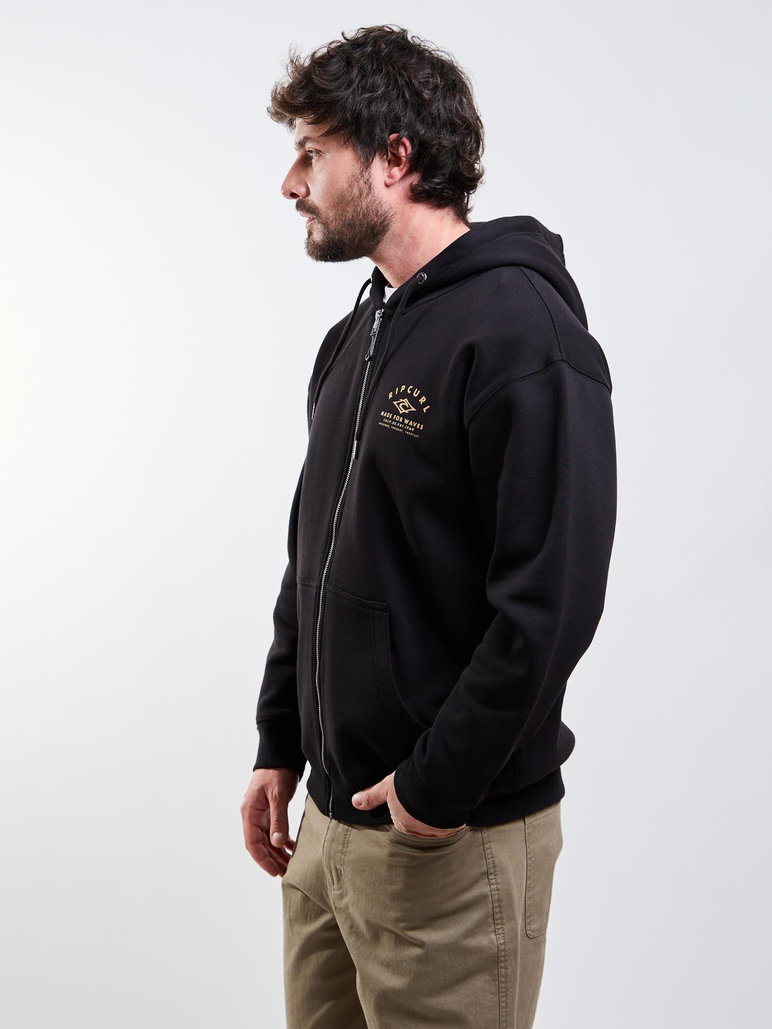 POLERON FZ TORQUE NEGRO HOMBRE RIP CURL - 3