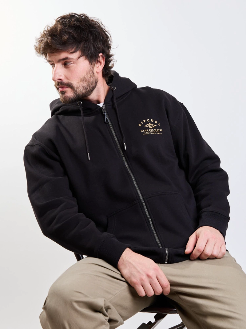 POLERON FZ TORQUE NEGRO HOMBRE RIP CURL - 7