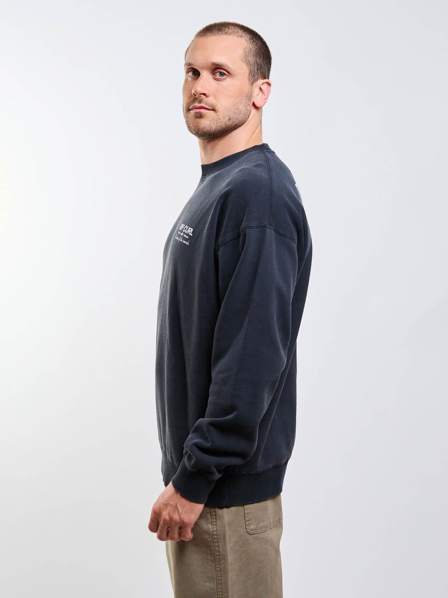 POLERON CR KRAKEN NEGRO HOMBRE RIP CURL - 3