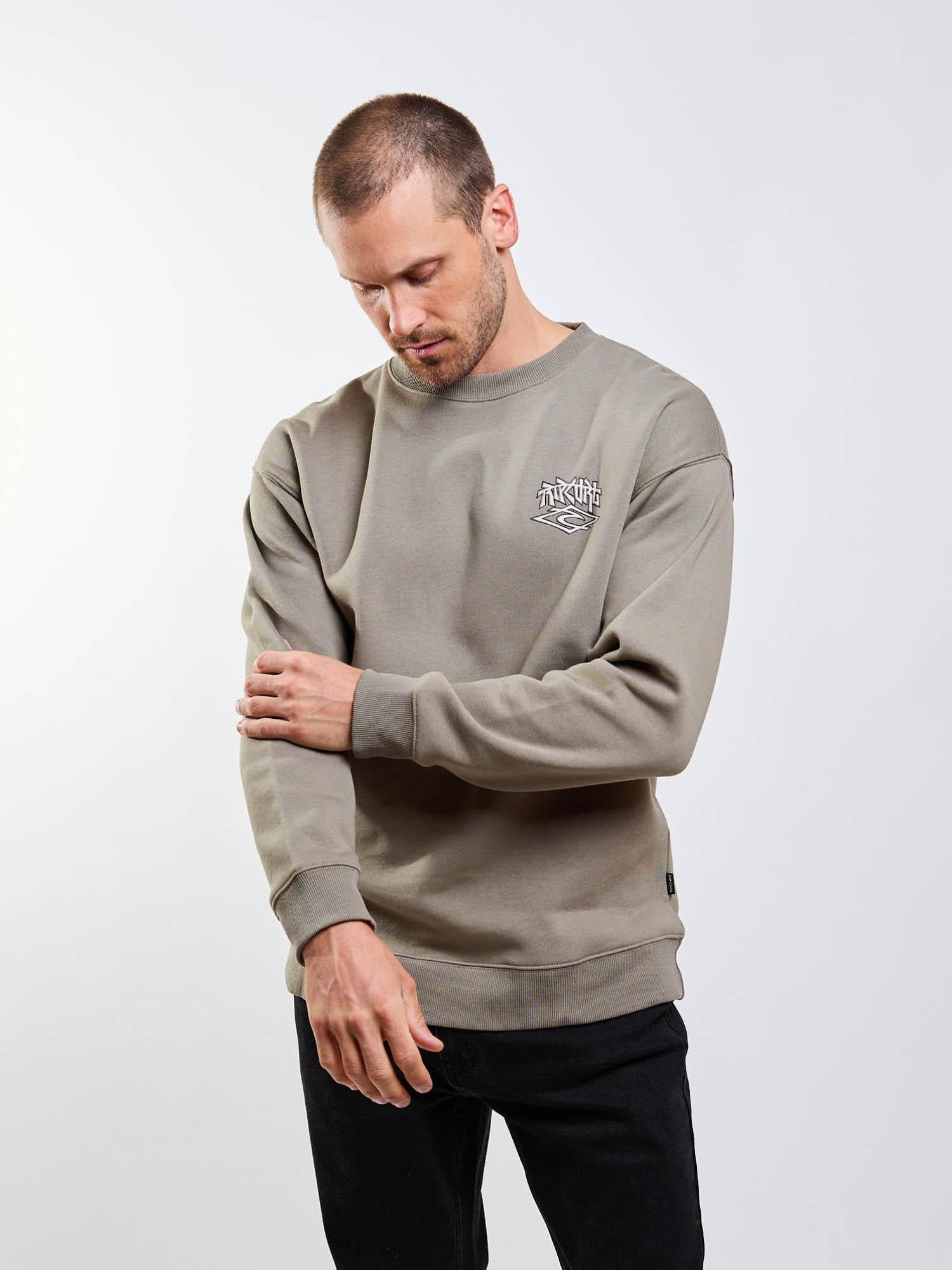 POLERON CR NEPTUNO VERDE HOMBRE RIP CURL - 1