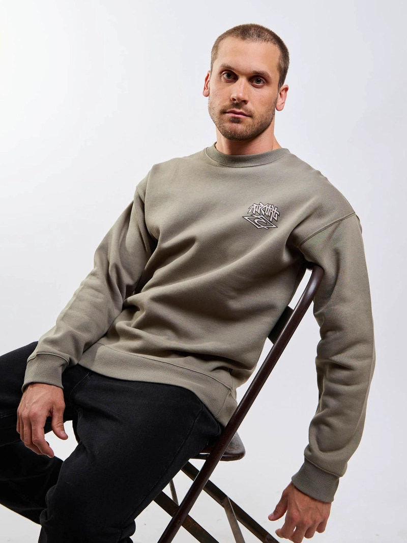 POLERON CR NEPTUNO VERDE HOMBRE RIP CURL - 6