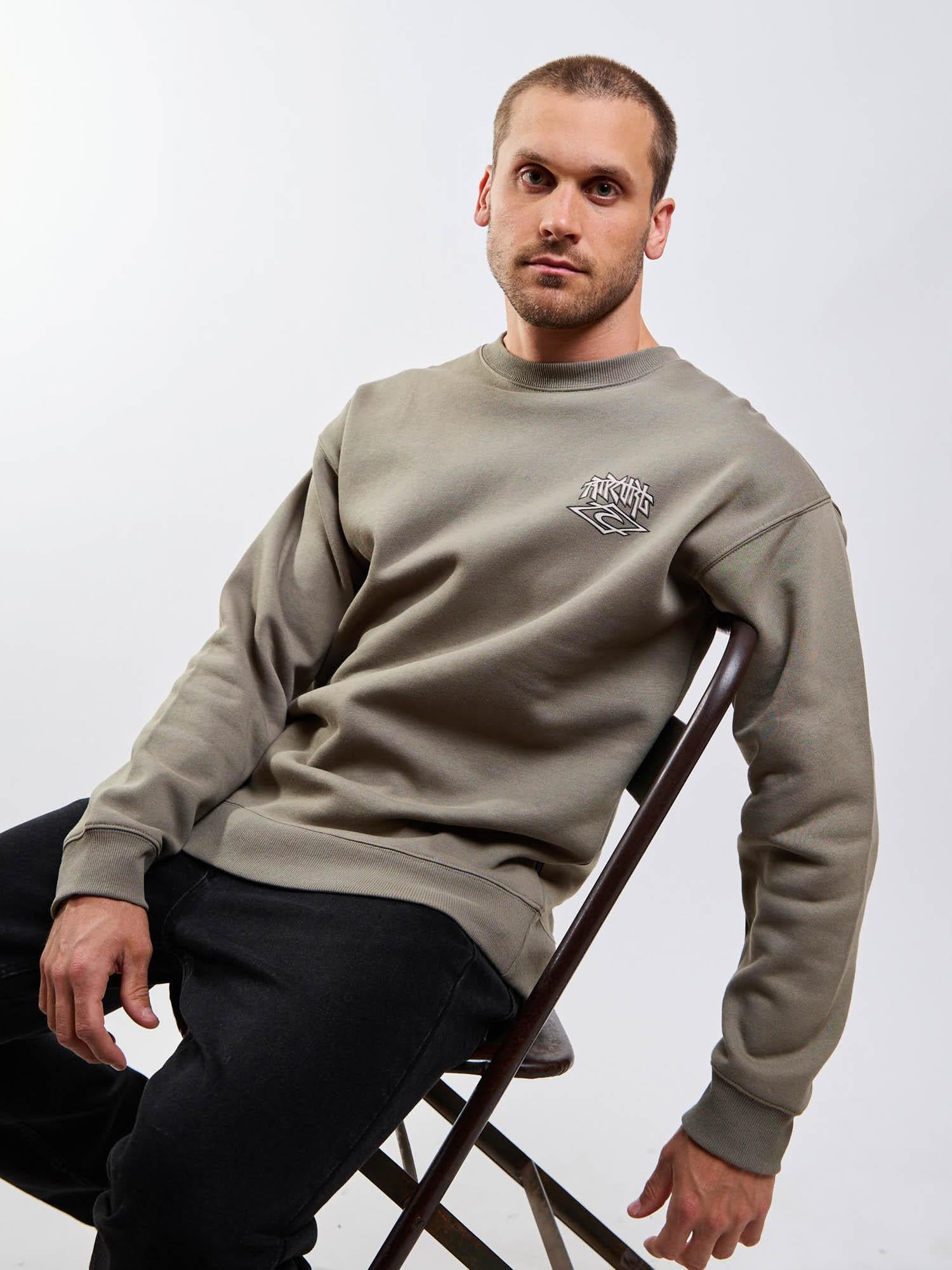 POLERON CR NEPTUNO VERDE HOMBRE RIP CURL - 6