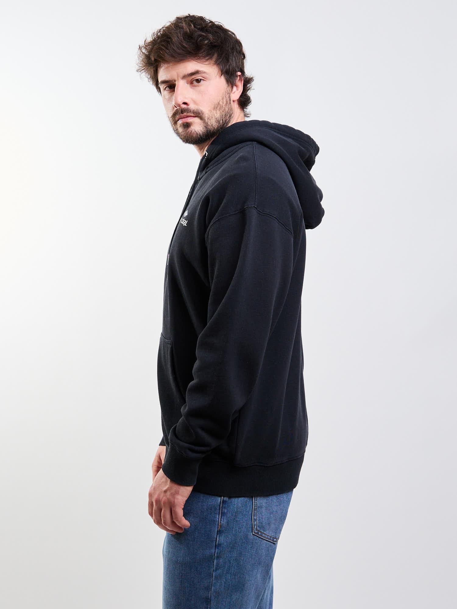 POLERON FZ PRISMA NEGRO HOMBRE RIP CURL - 3