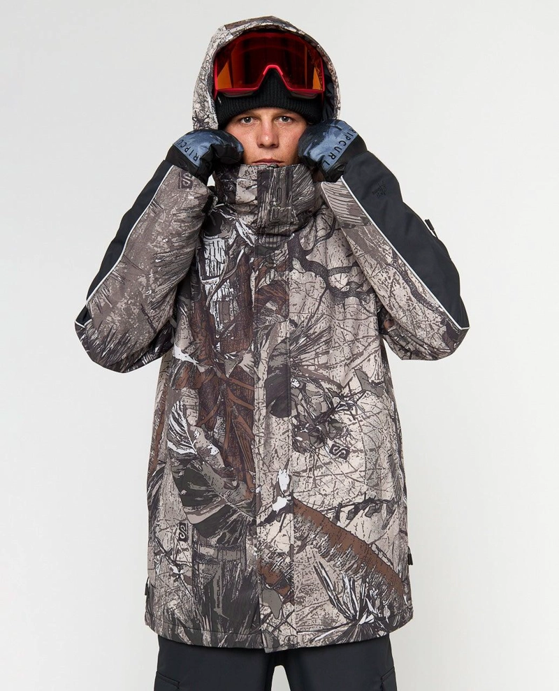 PARKA SNOW RIDER VERDE HOMBRE RIP CURL - 1