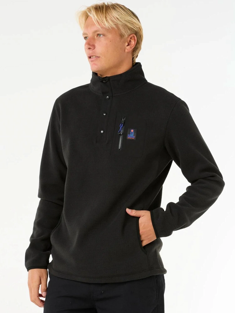 POLERON POLAR BRAVA NEGRO HOMBRE RIP CURL - 2