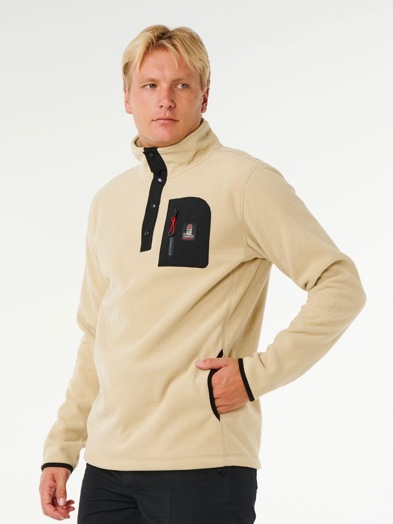 POLERON POLAR AUSTRAL BEIGE HOMBRE RIP CURL - 3