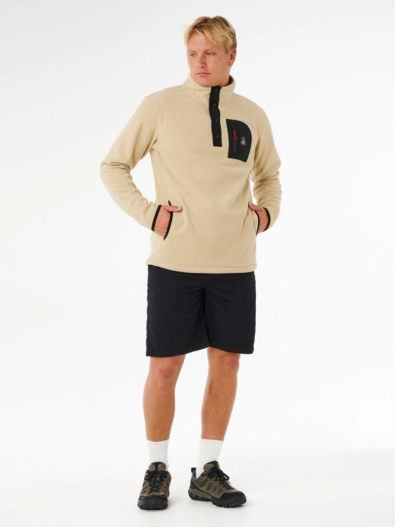 POLERON POLAR AUSTRAL BEIGE HOMBRE RIP CURL - 5