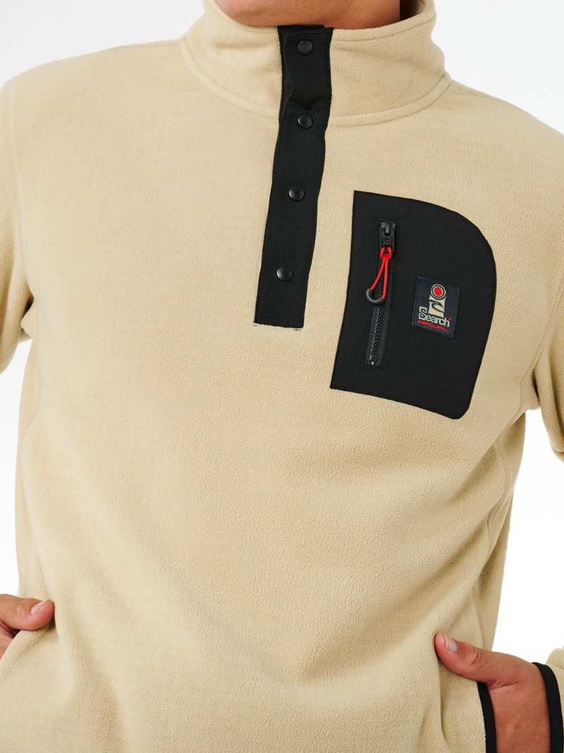 POLERON POLAR AUSTRAL BEIGE HOMBRE RIP CURL - 6