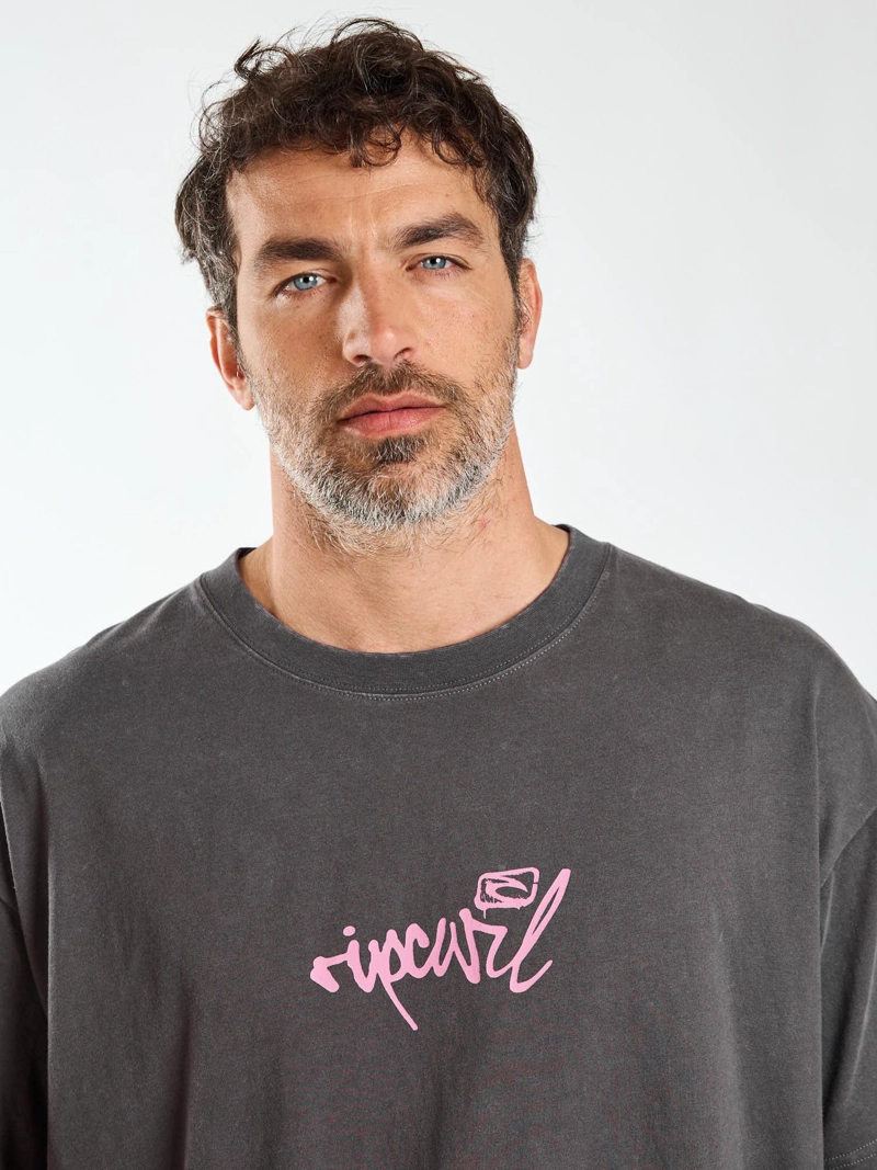POLERA MC OVERSIZE ESCAPE GRIS HOMBRE RIP CURL - 7