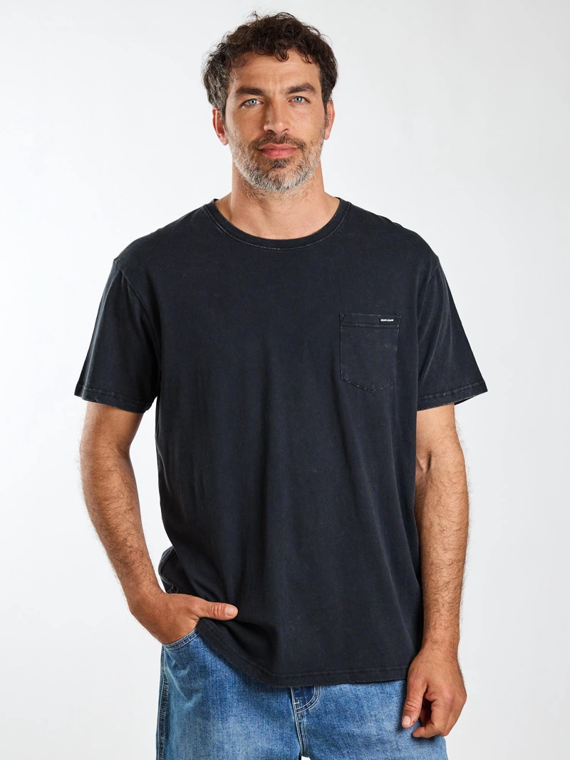 POLERA MC BREEZE NEGRO HOMBRE RIP CURL - 3