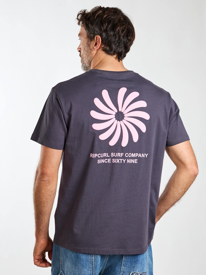 POLERA MC HORIZON GRIS HOMBRE RIP CURL - 2