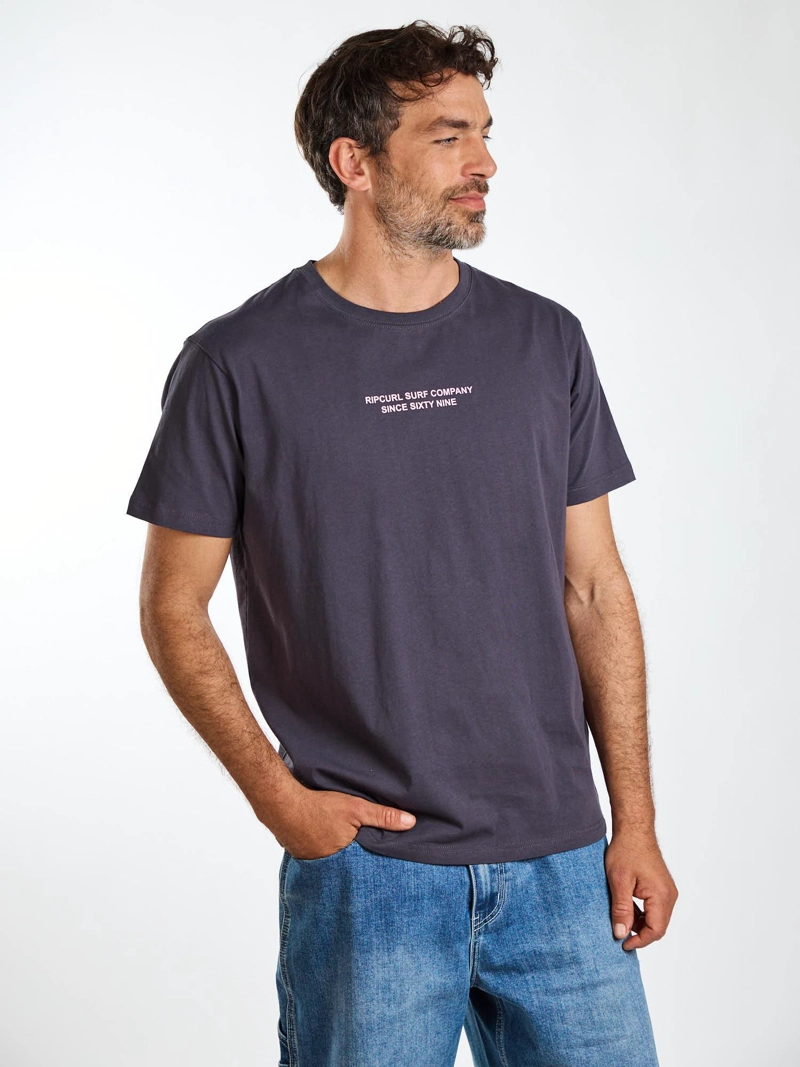 POLERA MC HORIZON GRIS HOMBRE RIP CURL - 7