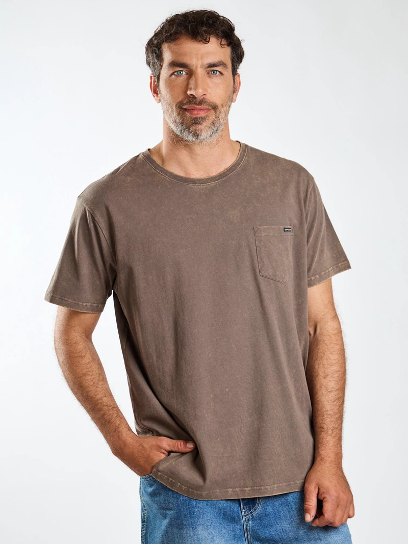POLERA MC BREEZE CAFE  HOMBRE RIP CURL - 2