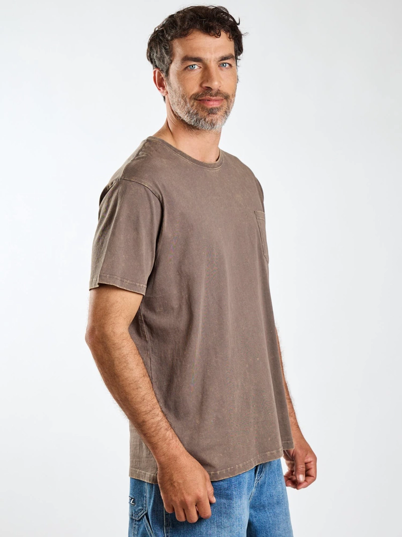 POLERA MC BREEZE CAFE  HOMBRE RIP CURL - 4