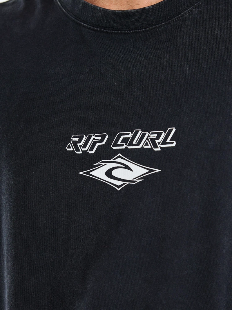 POLERA MC BOXY CORAL NEGRO HOMBRE RIP CURL - 1