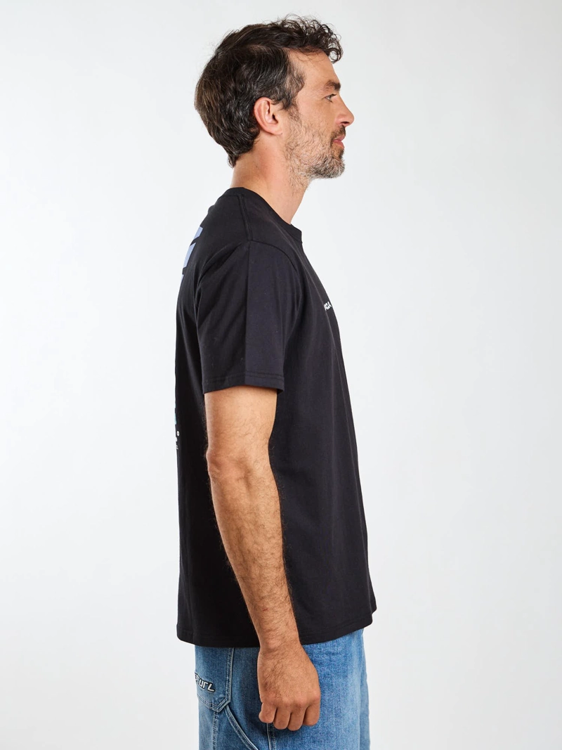POLERA MC DUNE NEGRO HOMBRE RIP CURL - 4