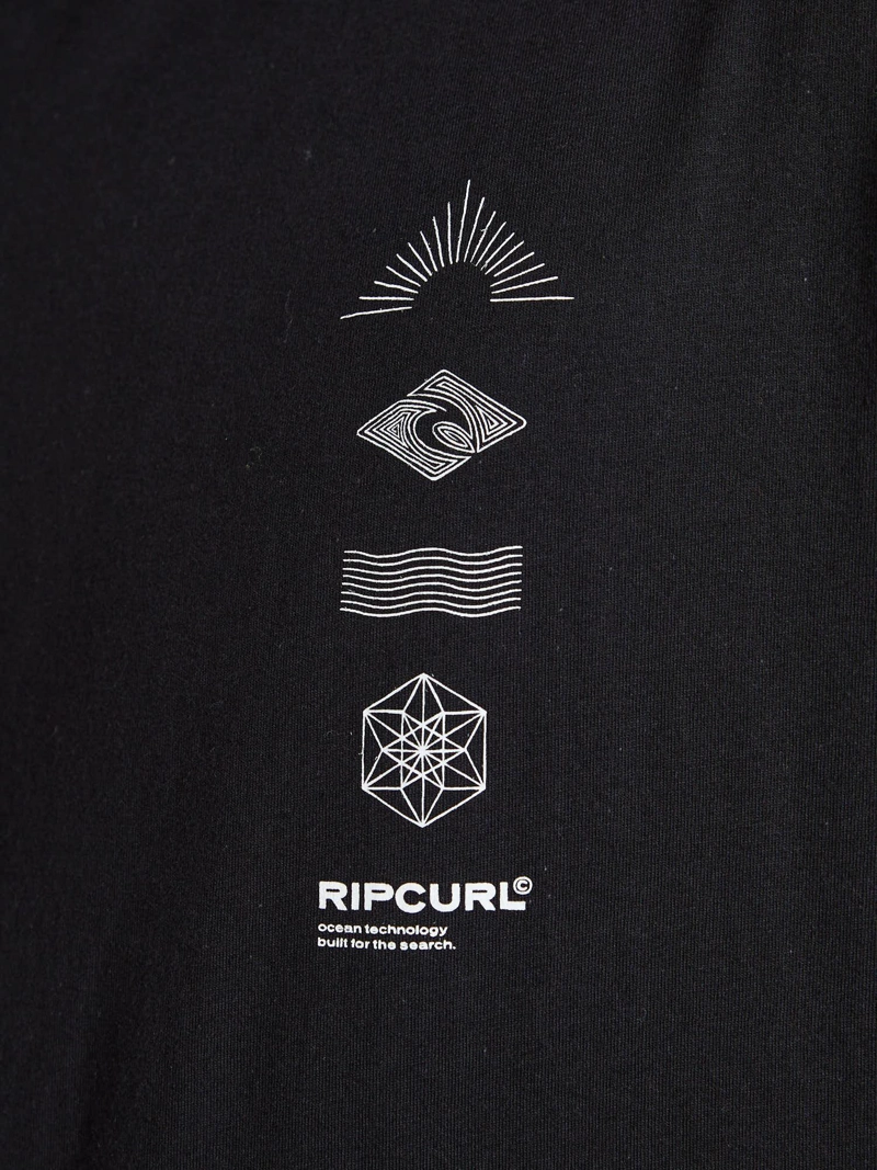POLERA MC BAY NEGRO HOMBRE RIP CURL - 8