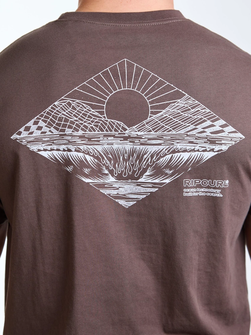 POLERA MC BOXY CORAL BEIGE HOMBRE RIP CURL - 6