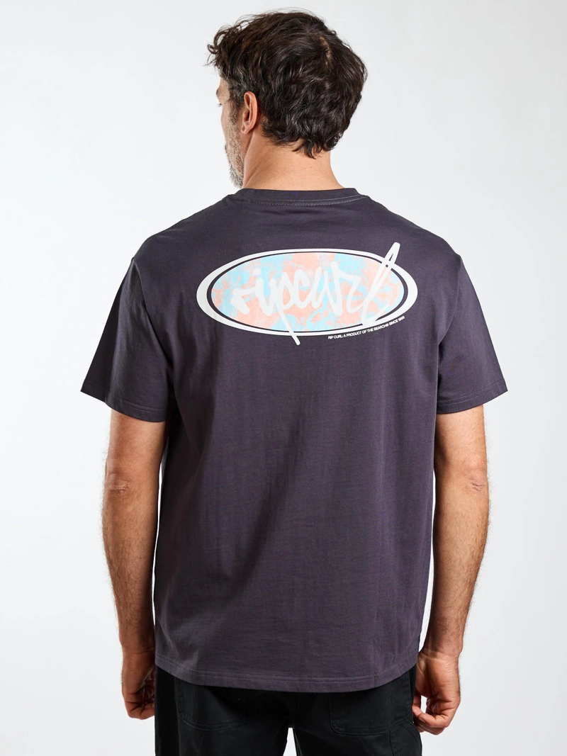 POLERA MC FLOW GRIS HOMBRE RIP CURL - 3