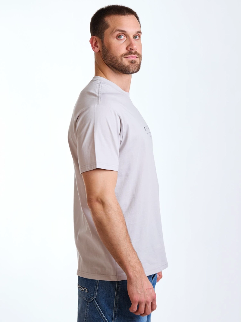 POLERA MC DRIFT BEIGE HOMBRE RIP CURL - 5