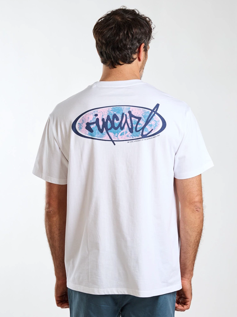 POLERA MC FLOW BLANCO HOMBRE RIP CURL - 3
