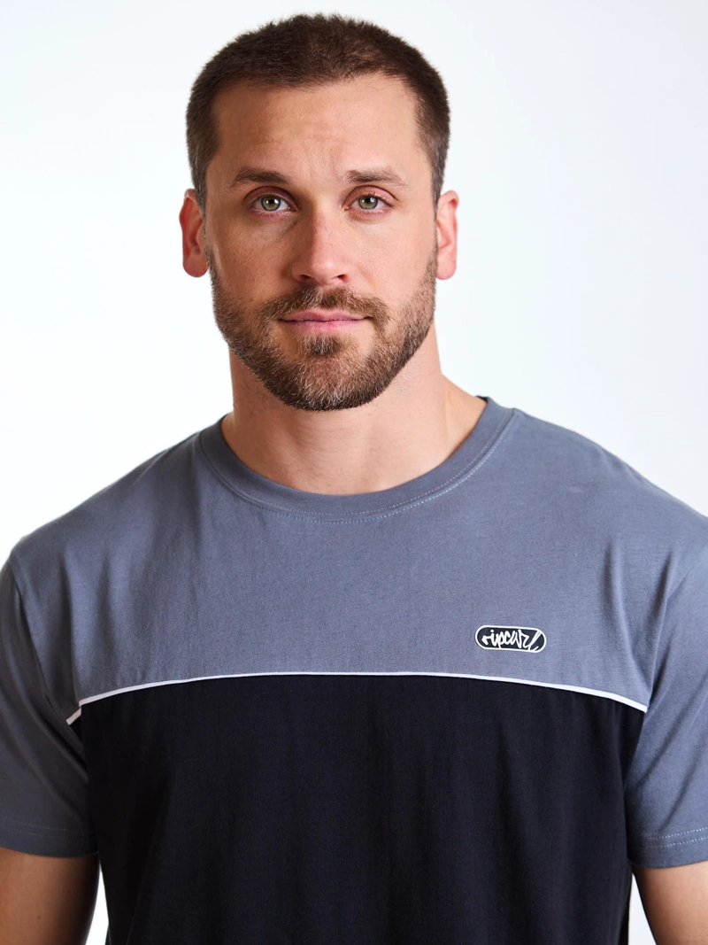 POLERA MC SALT GRIS HOMBRE RIP CURL - 5