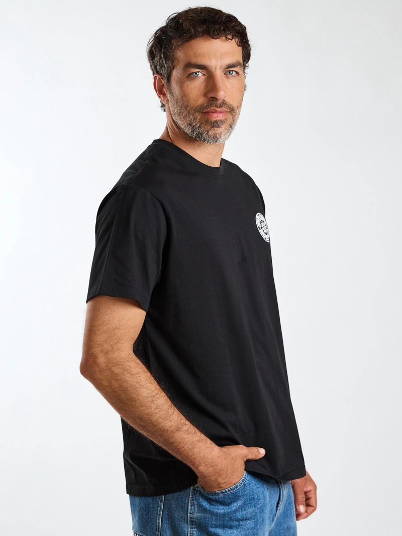 POLERA MC SHORE NEGRO HOMBRE RIP CURL - 4