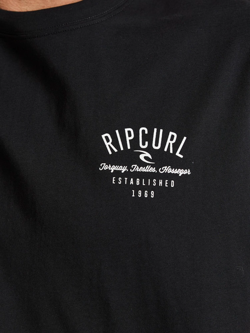 POLERA MC SWELL NEGRO HOMBRE RIP CURL - 7