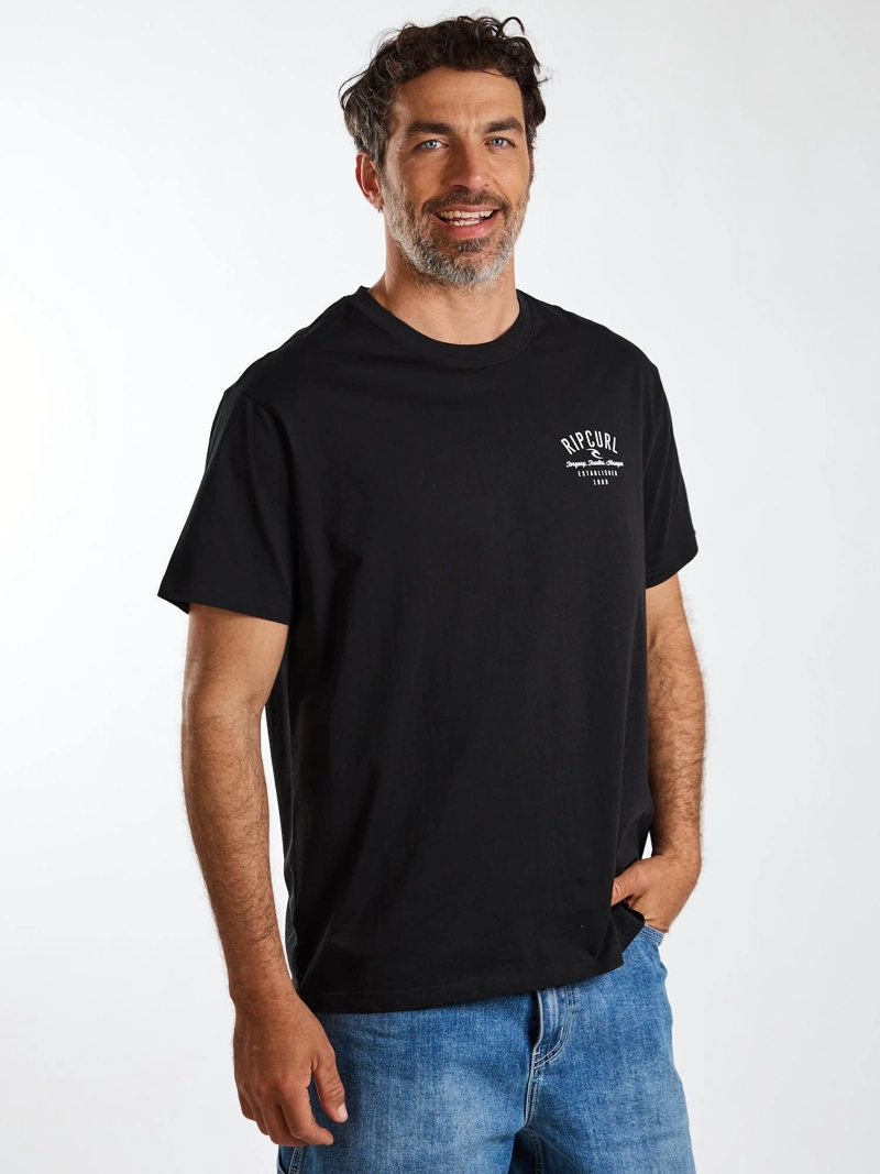 POLERA MC SWELL NEGRO HOMBRE RIP CURL - 8