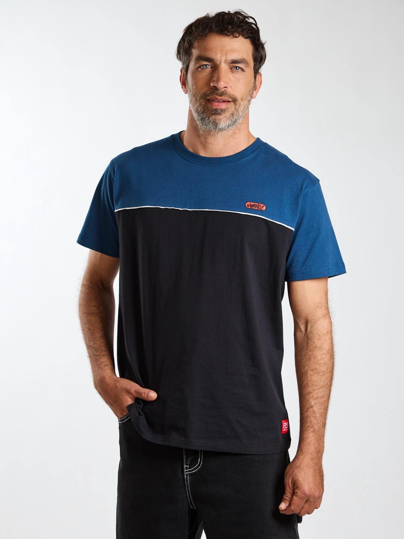POLERA MC SALT AZUL HOMBRE RIP CURL - 1
