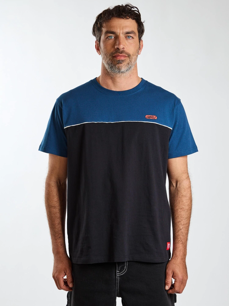 POLERA MC SALT AZUL HOMBRE RIP CURL - 3