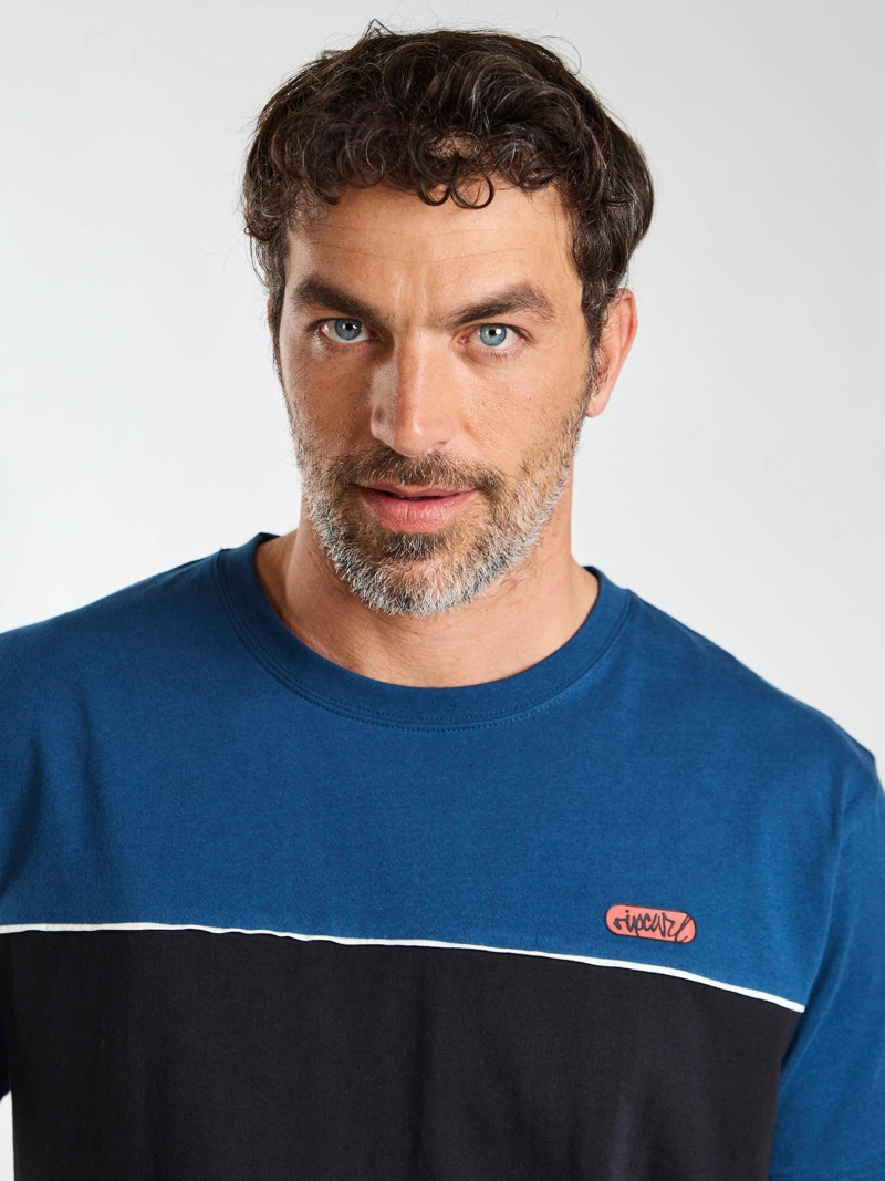 POLERA MC SALT AZUL HOMBRE RIP CURL - 6
