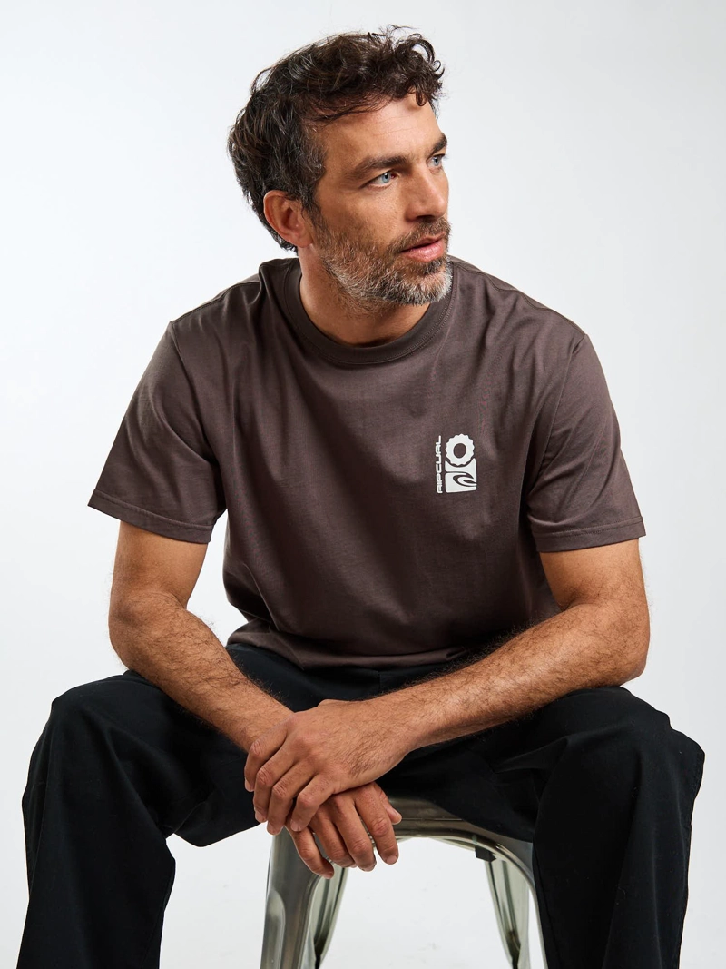 POLERA MC TIDE CAFE  HOMBRE RIP CURL - 1