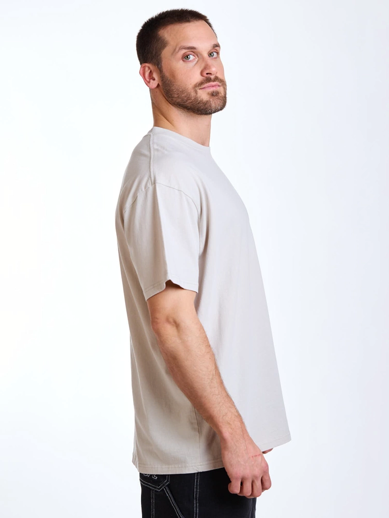 POLERA MC OVERSIZE SEASIDE BEIGE HOMBRE RIP CURL - 4