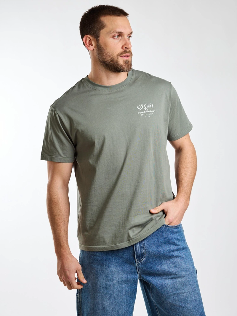 POLERA MC SWELL VERDE HOMBRE RIP CURL - 8