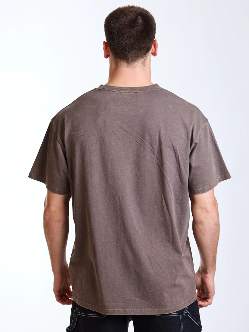 POLERA MC OVERSIZE PALM CAFE  HOMBRE RIP CURL - 3